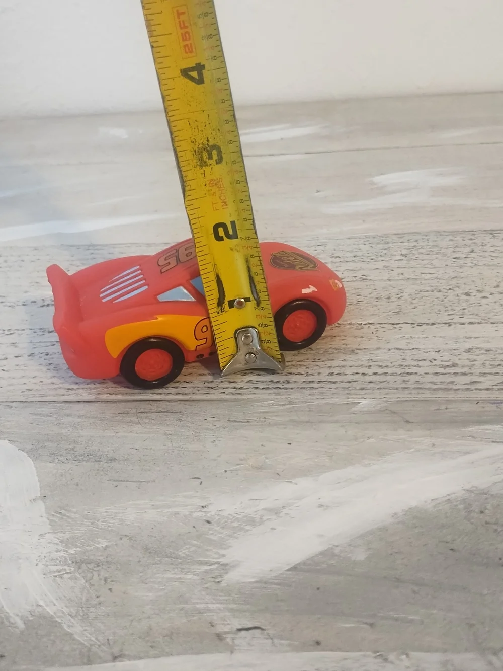 Disney Cars Lightening McQueen 95 Plastic Vinyl Toy Car